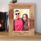 Celebrate 21st Birthday! Personalized Wooden Frame-5" x 7" Brown (Vertical)