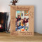 Happy 21st Birthday! Life Is A Journey Enjoy Every Mile Personalized Wooden Frame 4" x 6" Brown (Vertical)