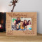 Happy 21st Birthday! Life Is A Journey Enjoy Every Mile Personalized Wooden Frame-6" x 4" Brown Horizontal