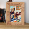 Happy 21st Birthday! Life Is A Journey Enjoy Every Mile Personalized Wooden Frame-5" x 7" Brown (Vertical)
