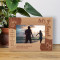 Let's Go Travel My Favorite Place To Vacation Is Anyplace By the Ocean Personalized Wooden Frame-6" x 4" Brown Horizontal