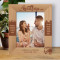 Roadtrip Travel Brings Power And Loves back Into Your Life Personalized Wooden Frame 8" x 10" Brown (Vertical)