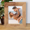 Summer Vacation No Matter What Happens Travel Gives You A Story To Tell Personalized Wooden Frame 8" x 10" Brown (Vertical)
