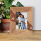 A Vacation Helps To Relieve Stress and Boredom Personalized Wooden Frame 3 1/2" x 5" Brown (Vertical)