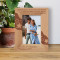 A Vacation Helps To Relieve Stress and Boredom Personalized Wooden Frame 4" x 6" Brown (Vertical)