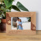 A Vacation Helps To Relieve Stress and Boredom Personalized Wooden Frame-6" x 4" Brown Horizontal