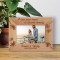 A Wise Man Travels To Discover Himself Personalized Wooden Frame-6" x 4" Brown Horizontal