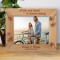 A Wise Man Travels To Discover Himself Personalized Wooden Frame-10" x 8" Brown Horizontal