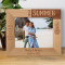 Hello Summer Start To Enjoy It Now Today Wherever You Are Personalized Wooden Frame-10" x 8" Brown Horizontal