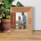 Summer Traveling In The Company Of Those We Love Is Home In Motion Personalized Wooden Frame 3 1/2" x 5" Brown (Vertical)