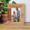 Summer Traveling In The Company Of Those We Love Is Home In Motion Personalized Wooden Frame 4" x 6" Brown (Vertical)