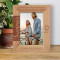 Summer Traveling In The Company Of Those We Love Is Home In Motion Personalized Wooden Frame 5" x 7" Brown (Vertical)