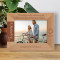 Summer Traveling In The Company Of Those We Love Is Home In Motion Personalized Wooden Frame-7" x 5" Brown Horizontal
