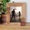 In Matters Of Healing The Body Or The Mind Vacation Is A True Genius Personalized Wooden Frame 5" x 7" Brown (Vertical)