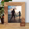 In Matters Of Healing The Body Or The Mind Vacation Is A True Genius Personalized Wooden Frame 8" x 10" Brown (Vertical)