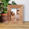 Travelling Unveils New Dimensions Of This World Not Known To The Naked Eye Personalized Wooden Frame 3 1/2" x 5" Brown (Vertical)