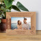 Travelling Unveils New Dimensions Of This World Not Known To The Naked Eye Personalized Wooden Frame-6" x 4" Brown Horizontal