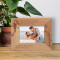 The World Is A Book And Those Who Don't Travel Only Read One Page Personalized Wooden Frame-5" x 3 1/2" Brown Horizontal