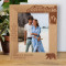 Adventure No Matter What Happens Travel Gives You A Story To Tell Personalized Wooden Frame 8" x 10" Brown (Vertical)