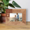 Time To Travel Traveling In The Company Of Those We Love Is Home In Motion Personalized Wooden Frame-5" x 3 1/2" Brown Horizontal