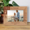 Time To Travel Traveling In The Company Of Those We Love Is Home In Motion Personalized Wooden Frame-7" x 5" Brown Horizontal