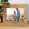 Time To Travel Traveling In The Company Of Those We Love Is Home In Motion Personalized Wooden Frame-10" x 8" Brown Horizontal
