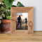 Don't Wait For A Vacation To Enjoy Life Personalized Wooden Frame 3 1/2" x 5" Brown (Vertical)
