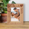 Travel Gives You A Story To Tell Personalized Wooden Frame 4" x 6" Brown (Vertical)