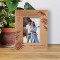 Start To Enjoy Now Today Wherever You Are Personalized Wooden Frame 3 1/2" x 5" Brown (Vertical)