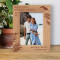 Start To Enjoy Now Today Wherever You Are Personalized Wooden Frame-5" x 7" Brown (Vertical)