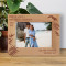 Start To Enjoy Now Today Wherever You Are Personalized Wooden Frame 4" x 6" Brown (Vertical)