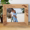 Start To Enjoy Now Today Wherever You Are Personalized Wooden Frame-10" x 8" Brown Horizontal