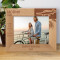 Vacation Time A Wise Man Travels To Discover Himself Personalized Wooden Frame-10" x 8" Brown Horizontal