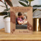 My 1st Father's Day Thank You For All The Cuddles And Smiles And Love Personalized Wooden Frame 3 1/2" x 5" Brown (Vertical)