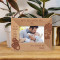 It's An Ongoing Joy Being A Dad Personalized Wooden Frame-5" x 3 1/2" Brown Horizontal