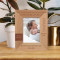 To The World's Greatest Dad From The World's Greatest Kids Hope You Have On Personalized Wooden Frame 3 1/2" x 5" Brown (Vertical)