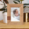 To The World's Greatest Dad From The World's Greatest Kids Hope You Have On Personalized Wooden Frame 4" x 6" Brown (Vertical)