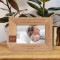 To The World's Greatest Dad From The World's Greatest Kids Hope You Have On Personalized Wooden Frame-6" x 4" Brown Horizontal