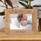 I Hope I'm Half The Man You Are When I Grow Up Personalized Wooden Frame-7" x 5" Brown Horizontal