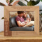 Becoming A Dad Means You Have To Be A Role Model For Your Son And Be Someone He Can Look Up To Personalized Wooden Frame-10" x 8" Brown Horizontal
