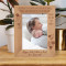 The Quality Of A Father Can Be Seen In The Goals Dreams And Aspirations He Sets Not Only For Himself But For His Family Personalized Wooden Frame-5" x 7" Brown (Vertical)