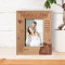 Happy 1st Mother's Day Personalized Wooden Frame 3 1/2" x 5" Brown (Vertical)