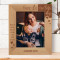 When You Became A Mom, You Become Even More Beautiful Personalized Wooden Frame 8" x 10" Brown (Vertical)