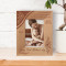 Happy First Mother's Day Personalized Wooden Frame Frame 3 1/2" x 5" Brown (Vertical)
