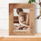 Happy First Mother's Day Personalized Wooden Frame-5" x 7" Brown (Vertical)