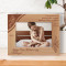 Happy First Mother's Day Personalized Wooden Frame-7" x 5" Brown Horizontal