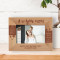 I Love You Mom You Are An Example To Follow Personalized Wooden Frame-6" x 4" Brown Horizontal