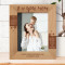 I Love You Mom You Are An Example To Follow Personalized Wooden Frame 8" x 10" Brown (Vertical)