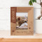 Love Is A Wonderful Feeling And Now You Are Discovering Another Kind Of Love Personalized Wooden Frame 3 1/2" x 5" Brown (Vertical)