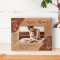 Being A Mother Is Not An Easy Task However You Do It In A Wonderful Way Personalized Wooden Frame-5" x 3 1/2" Brown Horizontal